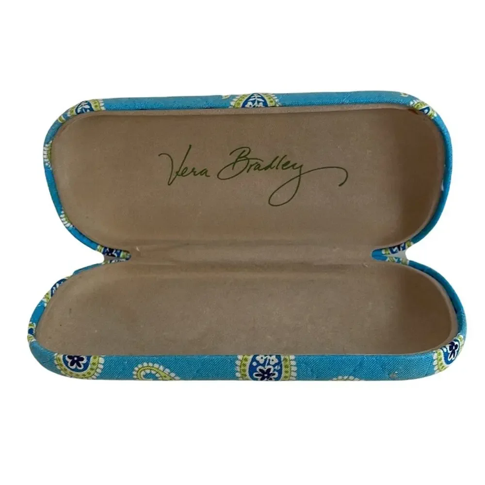 Vera Bradley Bermuda Blue eyeglass case Preowned